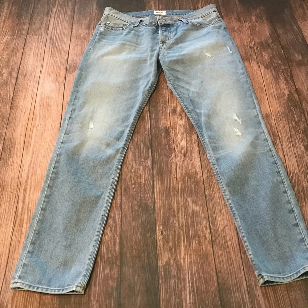 Hudson Riley Cropped Relax Straight Jeans Size 27 - Picture 6 of 11